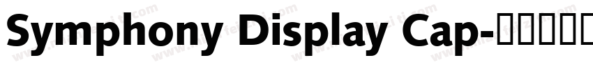 Symphony Display Cap字体转换